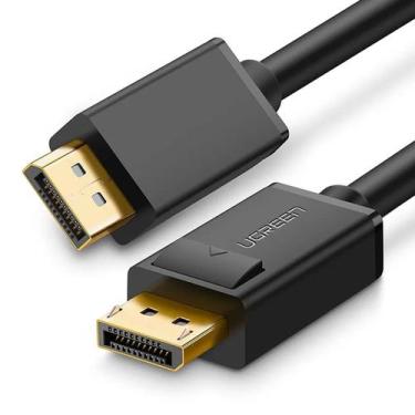 Imagem de Cabo ugreen displayport x displayport 1.2 2m dp102 preto - 10211