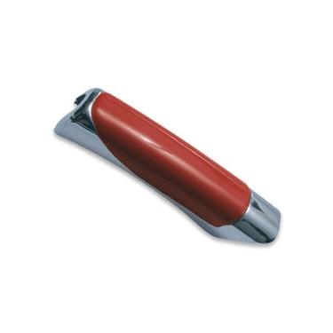 Imagem de Aplique Esportivo Vermelho/Cromado sem Led para Manopla de Freio de Mã