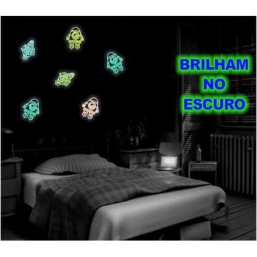 Imagem de Adesivos Foguetes Fluorescente Brilha No Escuro Com 6 Unidades 132543 