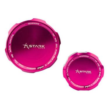 Imagem de Kit Tampa Reservatorios Fluido Freio Yamaha R6 R-6 R 6 - Stark Race, P