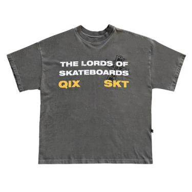 Imagem de CAMISETA QIX BOX THE LORDS Cor:Preto EstonadoTamanho:G2, Preto estonad