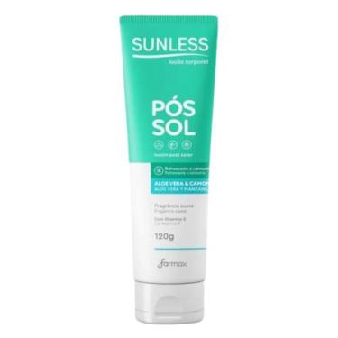 Imagem de Pós Sol Farmax Aloe Vera Camomila 120g Calmante