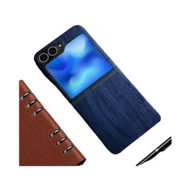 Imagem de Capa De Couro PU Com Padrão De Bambu Para Samsung Galaxy Z Flip 7 FE 6