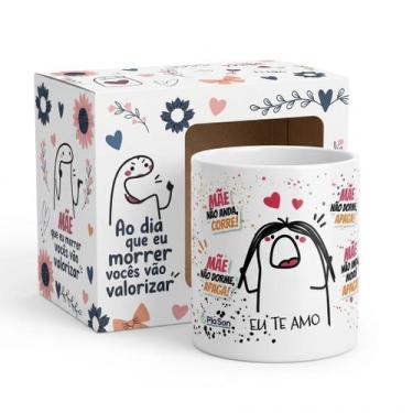 Imagem de Caneca Plastico Polimero Mae Divertida 400ml Presente Dia Das Maes - A