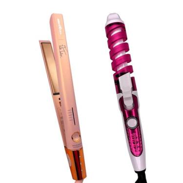 Imagem de Prancha De Cabelo Britania Titanium Profissional Salão Ions 450f Progr
