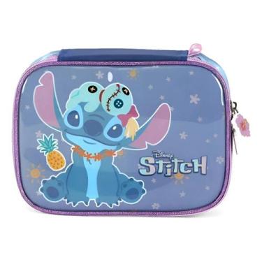 Imagem de Estojo Escolar Box Infantil Stitch Cor:Stitchturquesa - Luxcel, Stitch