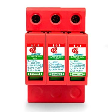 Imagem de DPS - Dispositivo Proteção Surtos DC/CC CLAMPER SOLAR 150V 40kA
