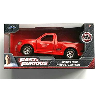 Imagem de Fast & Furious Jada Brian's Ford SVT Lightning [Vermelho] Caminhão fundido em escala 1/32