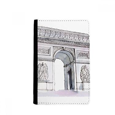Imagem de Arc De Triomph in Paris France Porta-passaporte Notecase Burse Capa carteira porta-cartões