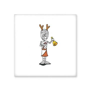 Imagem de Mummy Antlers Horus Bell Muleta cerâmica azulejo brilhante decalque de tijolos vitrificados