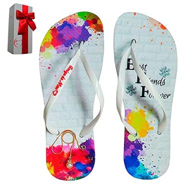 Imagem de CHINELOS FEMININOS"COMAMOR" Únicos com mensagens para presentear! kit + Tornozeleira+ EMBALAGEM PARA PRESENTE!