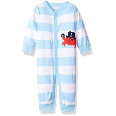 Imagem de Carter's Interlock para bebês meninos 115g240, Azul, Recém Nascido