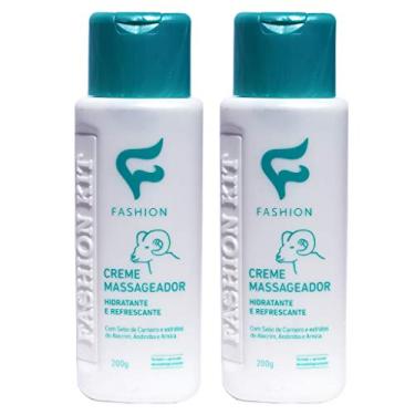 Imagem de Creme Massag com Sebo de Carneiro 200g Fashion | Kit 2 Frascos