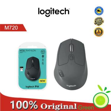 Imagem de Logitech-m720 mouse para jogos sem fio  bluetooth  1000dpi  modo duplo  multi-dispositivo  para