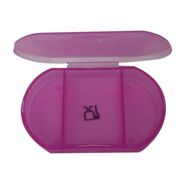 Imagem de Porta Comprimido Rosa Pink 3 Divisão