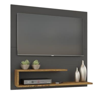 Imagem de Painel Estante para Tv Home Oralndo Smart 32 Polegadas Nicho Sala Quarto (Preto)