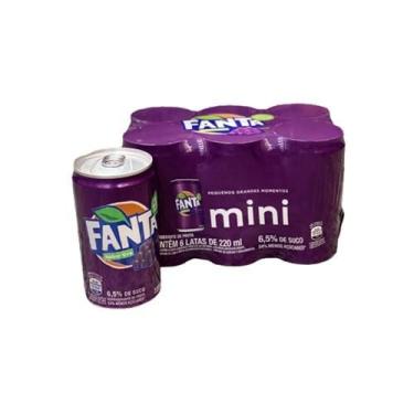 Imagem de Pack de FANTA UVA LT 220ML 6 unidades