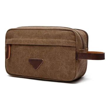Imagem de Necessaire Viagem Canvas Alça Na Lateral 32-5
