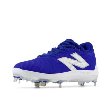 Imagem de New Balance Tênis feminino FuelCell Fuse V4 Metal Softball, Team Royal/branco óptico, 8