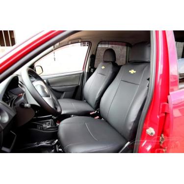 Imagem de Capas De Banco Automotivo Em Couro Carro Celta Prisma 2000 2001 2002 2003 2004 2005 2006 2007 2008 2009 2010 2011 2012 2013 2014 2015 2016 (Marrom)