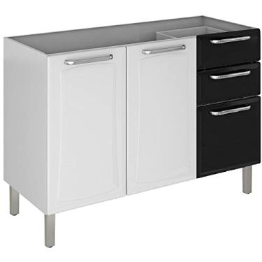 Imagem de Balc�o para Pia sem Tampo 3 Portas 2 Gavetas Tarsila Itatiaia 3500001463