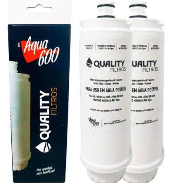 Imagem de Kit 2 Filtro Refil Aqua Compatível Purificador Água Ibbl - Quality