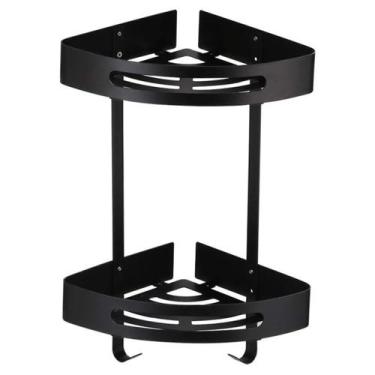 Imagem de Suporte Prateleira Canto Banheiro Shampoo Condicionar Sabonete Box Sab