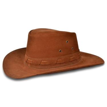Imagem de Chapéu De Couro Original De Fazendeiro Masculino E Feminino - FABRICAÇ