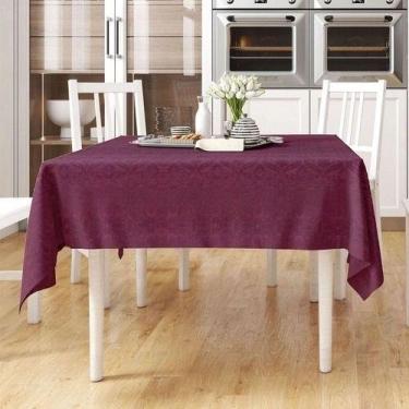 Imagem de Toalha De Mesa 4 Lugares Jacquard Tecido Grosso Retangular - JVBORDADO