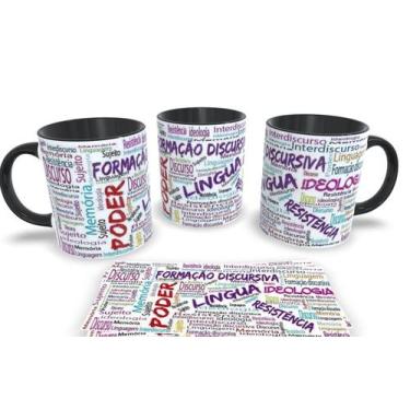 Imagem de Canecas Preta Personalizadas dia dos Professores - Estampa Sublimada, 