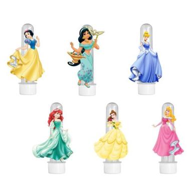 Imagem de 20 Tubetes Personalizado Lembrancinha Princesas - Barbara Utilidades