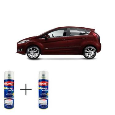 Imagem de Spray automotivo vermelho icarai + verniz spray 300ml - Sherwin Willia