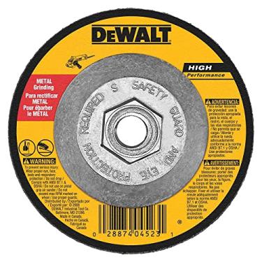 Imagem de DEWALT DW8753 Roda abrasiva, 12,7 cm x 1,5 cm (5 x 3/32 polegadas) x 1,5 cm (5/8")