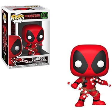 Imagem de FUNKO POP! MARVEL: Holiday - Deadpool w/ Candy Canes