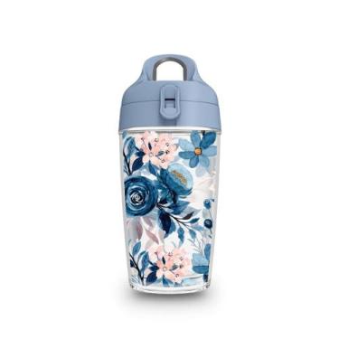 Imagem de Garrafa Fit HX70  Floral Azul - helsim