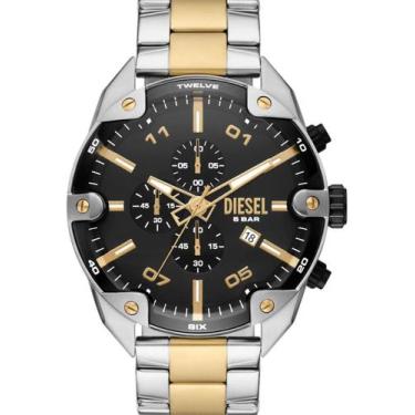 Imagem de Relógio Diesel Masculino Spiked Bicolor Dz4627b1 P2sk