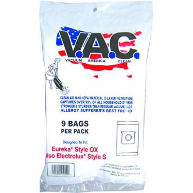 Imagem de VACUUM AMERICA CLEAN VAC 12 Eureka OX Electrolux Style S H-10 HEPA Filtration (pacote com 9)