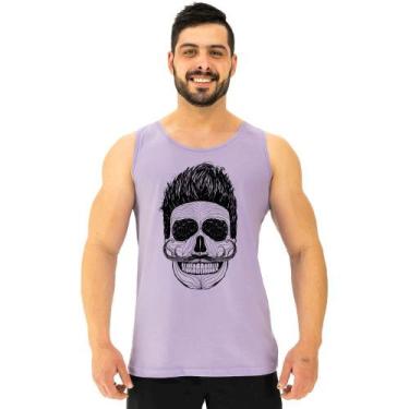 Imagem de Regata Clássica Masculina MXD Conceito Caveira Sorriso Contagiante, EG