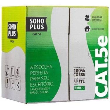 Imagem de Cabo De Rede Cat5E Caixa Com 305 Metros Furukawa Azul