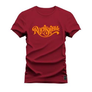 Imagem de Camiseta 1 Penteada Estampada Varias Cores RockWel - Nexstar, Bordô, G