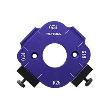 Imagem de WeiLaiKeQi Modelo de posicionamento de ângulo, ferramenta auxiliar de corte, 5 em 1, premium, gabarito de raio de canto de mesa de roteador, Style a