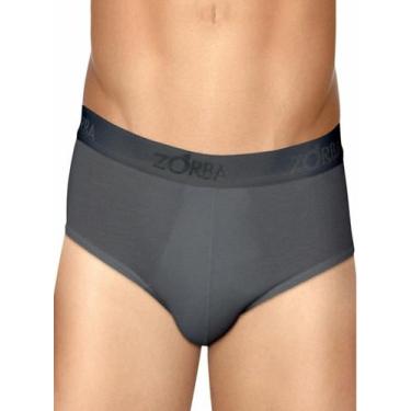 Imagem de Cueca Slip Zorba 0688 Masculina Modal T. P/GG, GG, 100, Chumbo