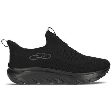 Imagem de Tenis Olympikus Clic Slip On Masculino Original Caminhada, Preto, 40