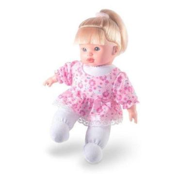 Imagem de Boneca Coleção Hair Soft Corpo De Pano Super Macia Loira - Milk