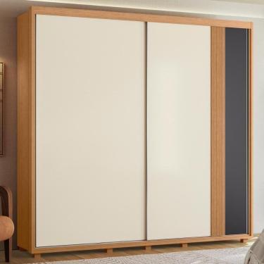 Imagem de Guarda Roupa Tulipa Freijó Off White Titanium