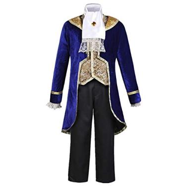 Imagem de Fantasia de cosplay do Príncipe Fera para adultos, fantasia de Halloween, conjunto completo, Tamanho:, Male L