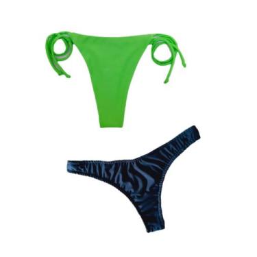 Imagem de Kit com calcinha biquini fio dental e calcinha biquíni  asa delta - DE