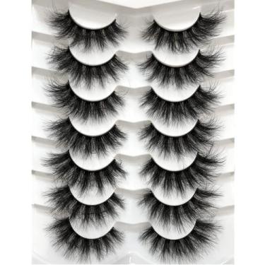 Imagem de Cílios Postiços Pooplunch Fluffy Mink Lashes 18mm - Volume 8D