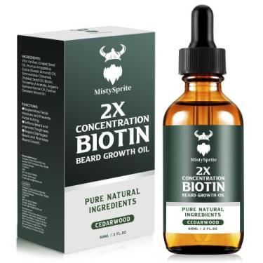 Imagem de Óleo para Crescimento de Barba MistySprite - 2x Concentração de Biotin
