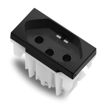 Imagem de 1 Módulo Tomada 2P+T 10A Preto Ébano Inova Pro Class Alumbra